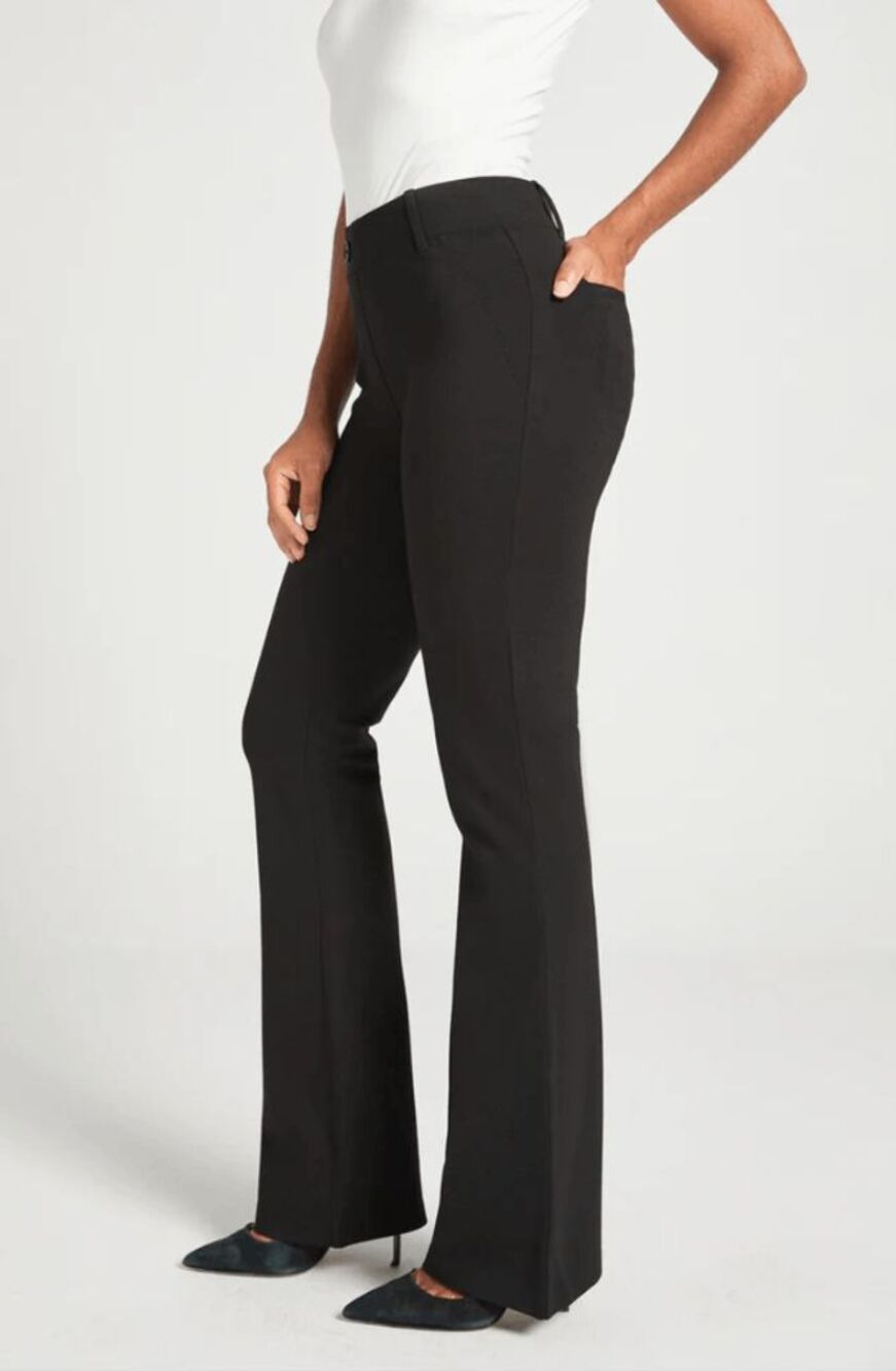 New Betabrand Black Bootcut Two Pocket Dress Pant Yoga Pants Large